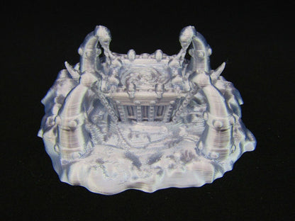 Smelting Ironworks Vat Cauldron Scatter Terrain Scenery 3D Printed Mini