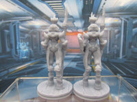 
              Pair of Alien Guards Mini Miniature Scatter Terrain Scenery 3D Printed Model
            