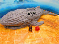 
              Large Beached Dead Whale Carcass Lair Hideout Terrain Scenery 3D Printed Model
            