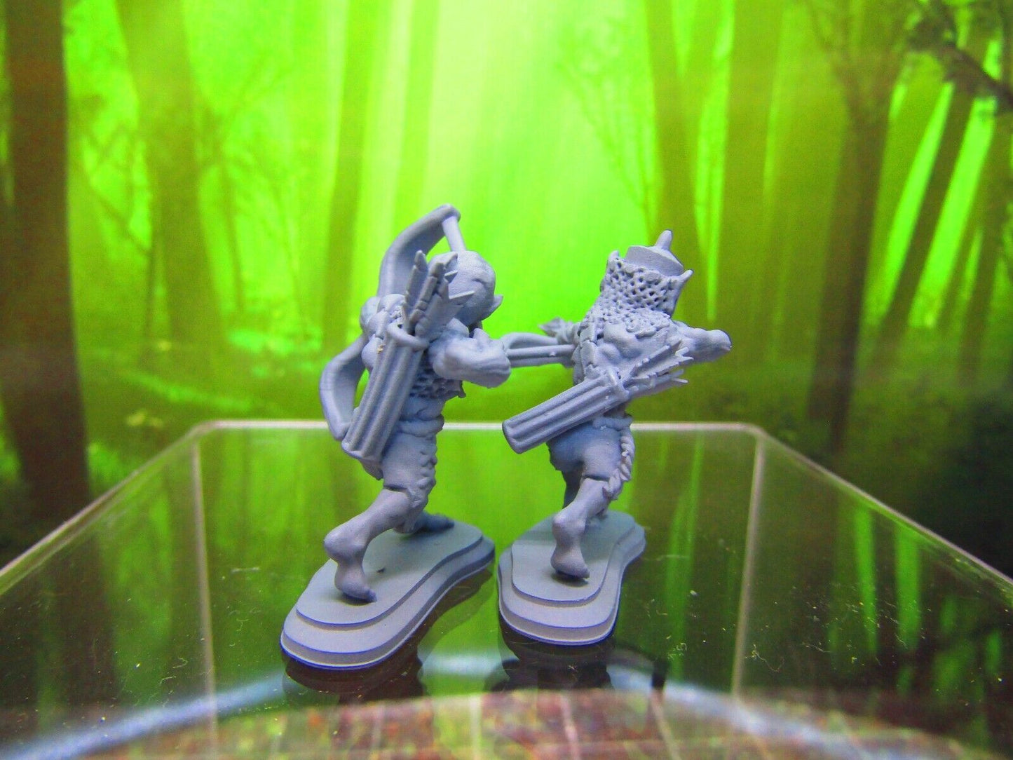 Pair of Goblin Archer Bowmen Monsters Mini Miniature 3D Printed Model 28/32mm