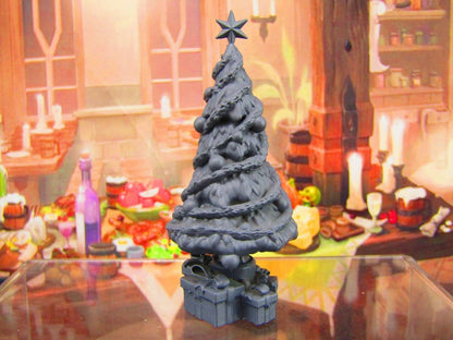 Christmas Tree w/ Gifts Scatter Terrain Scenery Tabletop Gaming Mini Miniature