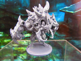 Amber Titan Rock Hulk Burrowing Monster Mini Miniature Figure 3D Printed Model