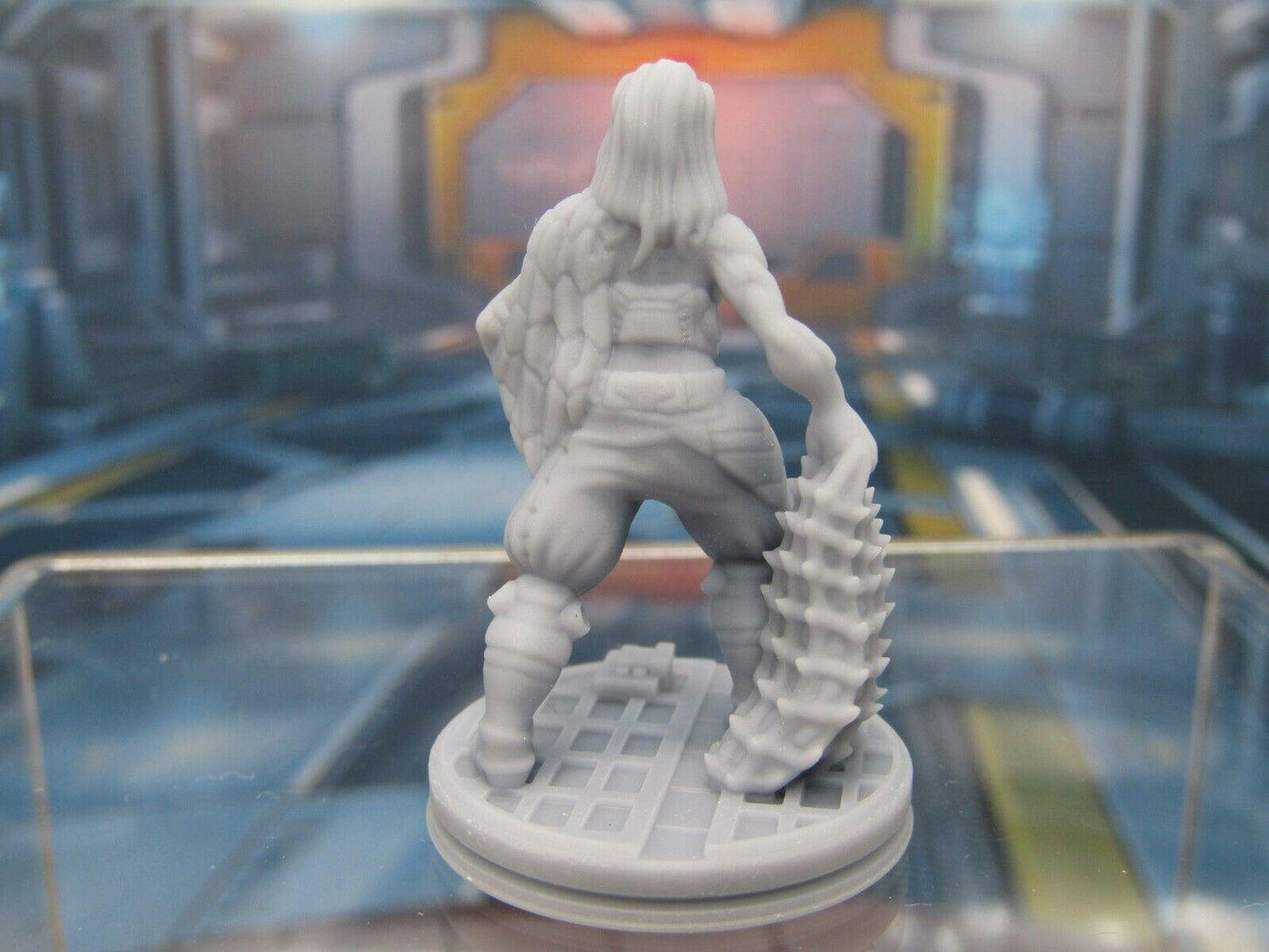 Alien Zombie Mutant Female w/ Net Mini Miniature Figure 3D Printed Model