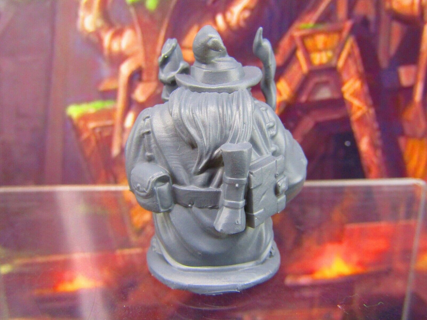 Dwarf Wizard Mini Miniature Figure 3D Printed Model 28/32mm Scale RPG Fantasy