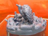 
              Buzzard Bird of Prey and Nest Mini Miniature Scatter Terrain Scenery 3D Printed
            