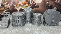 
              3 Piece Dwarven Brewing System 28mm Model Dungeons & Dragons Scatter Terrain
            