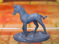 
              Baby Uncicorn Pony Monster Companion Mini Miniatures 3D Printed Model 28/32mm
            