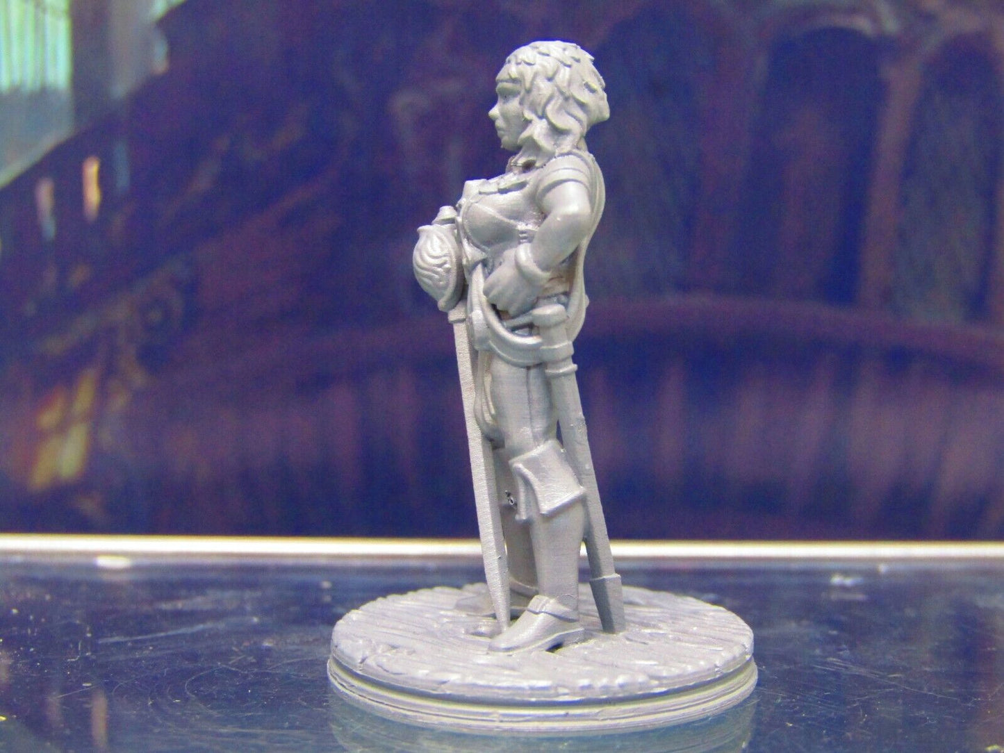 Human Pirate Crewwoman First Mate Mini Miniature Figure 3D Printed Model 28/32mm