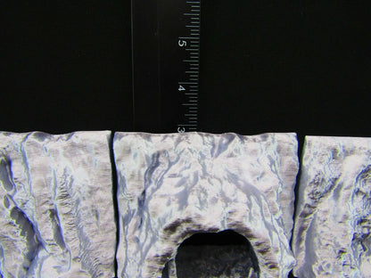5pc Cave Entrance Modular Cliff Scatter Terrain Scenery 3D Printed Mini