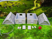 
              Farm House Village Cottages Pair Scatter Terrain Scenery 3D Printed Model
            