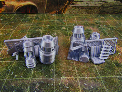 2pc Junk Street Rubble A Scatter Terrain Scenery Wasteland Apocalypse Dystopian