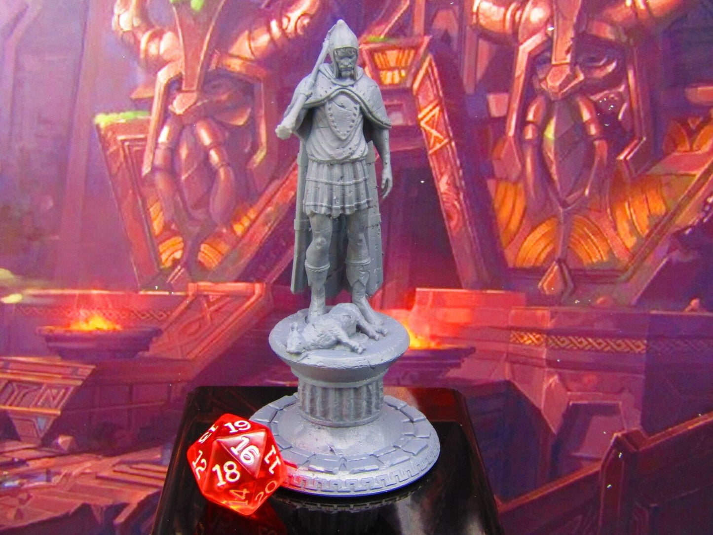Roman Style Statue Monument Scatter Terrain Scenery Mini Miniature Model