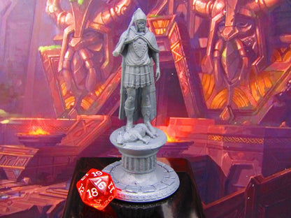 Roman Style Statue Monument Scatter Terrain Scenery Mini Miniature Model