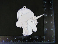 
              Unicorn w/ Hat Christmas Tree Ornament Holiday Decoration Gift for Tabletop RPG
            