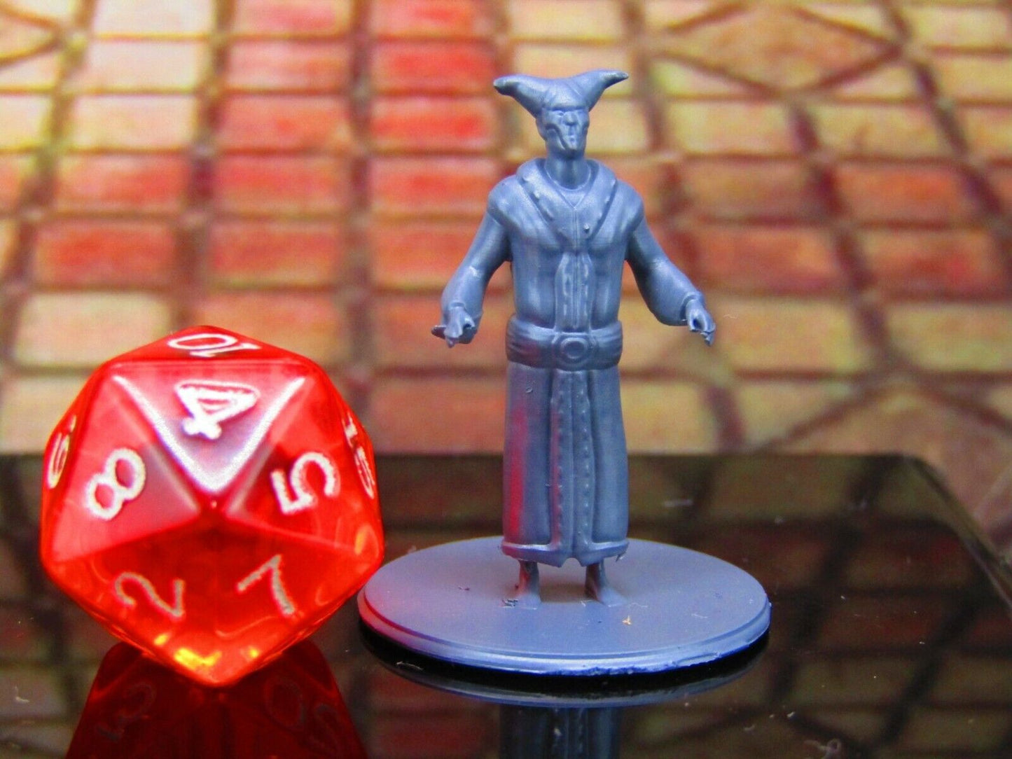 Devout Masked Demonic Cultist Summoner Mini Miniature Model Character Figure