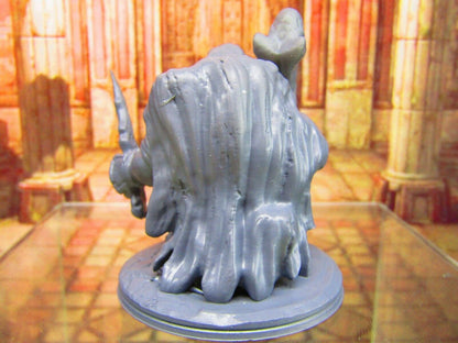 Fomorian Monster Cloaked w/ Club Mini Miniature Figure 3D Printed Model 28/32mm