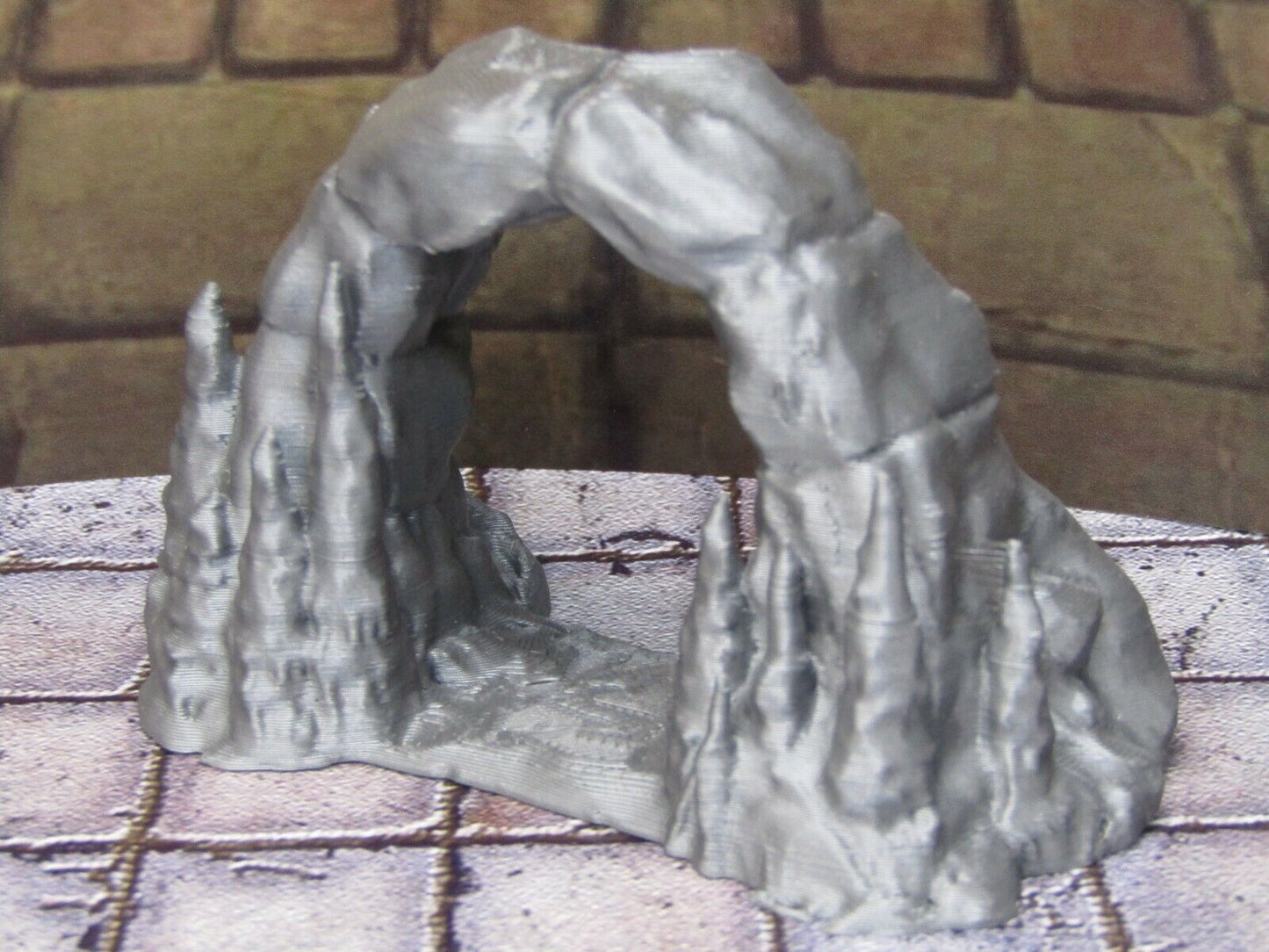 Stalagmite Cavern Entrance Mini Miniature Figure Scenery Terrain 3D Printed