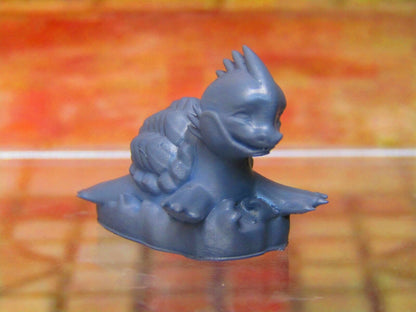 Baby Dragon Turtle Monster Companion Mini Miniatures 3D Printed Model 28/32mm