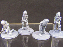 Imprisoned Elf Slaves Mini Miniature Figure 3D Printed Model 28/32mm Scale