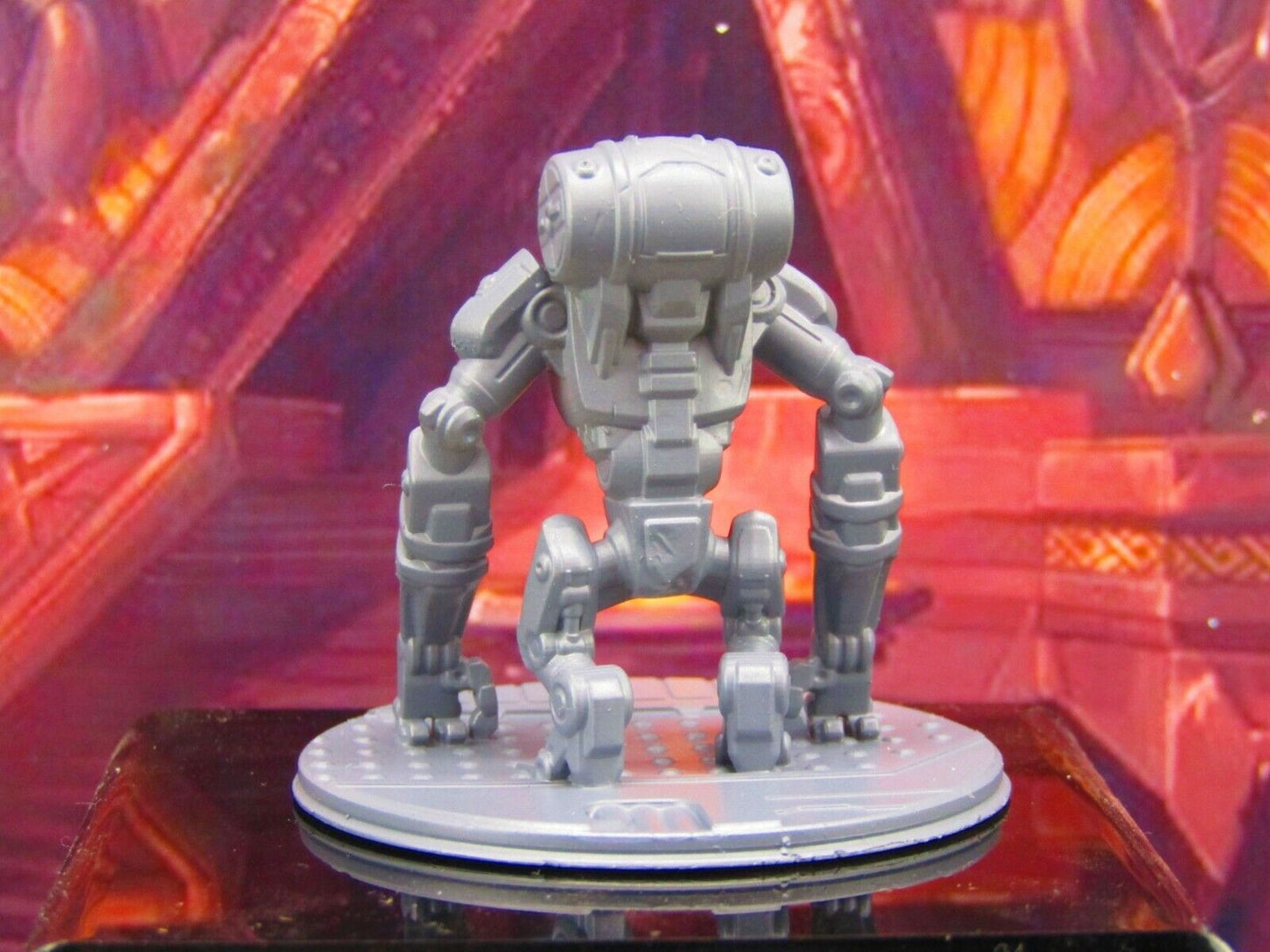 Scrapyard Bot Junkyard Robot Mover Mini Miniature Model Character Figure