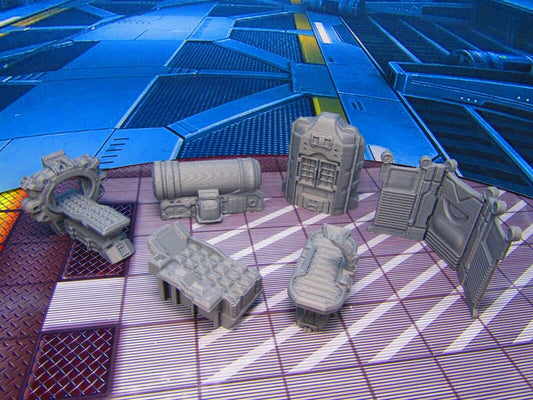 6 pc Doctor's Medical Med Bay Miniature Scatter Terrain Scenery 3D Printed 28/32