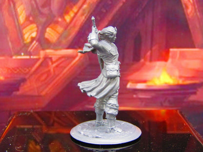 Elvish Ranger w/ Sword Mini Miniature Model Character Figure 28mm/32mm Scale RPG