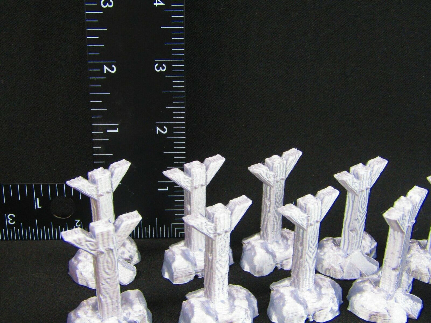 14pc Mine Shaft Column Supports Scatter Terrain Scenery 3D Printed Mini
