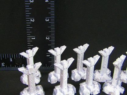 14pc Mine Shaft Column Supports Scatter Terrain Scenery 3D Printed Mini
