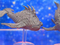 
              Space Whales Pair Creatures of the Cosmos Starfinder Fleet Scale Starship Mini
            