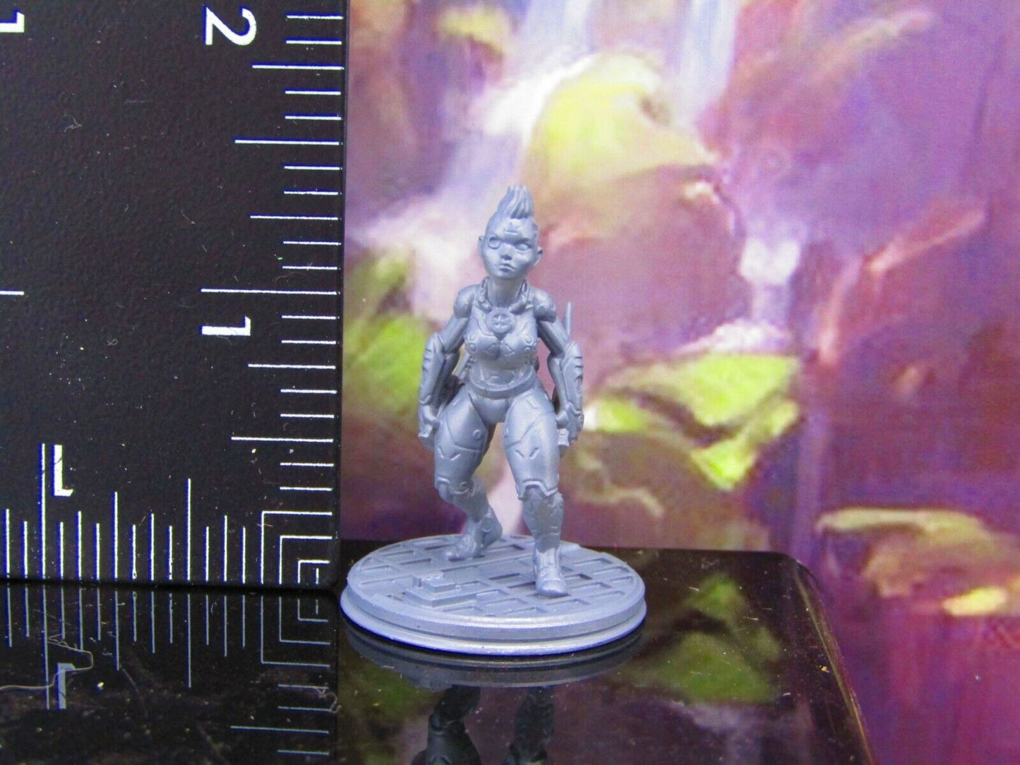 Keelie Cyberpunk Cyborg Female Mini Miniature Model Character Figure 28mm/32mm