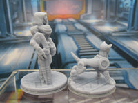 
              Assassin Droid Sniper & Robot Dog Companion Mini Miniature 3D Printed
            