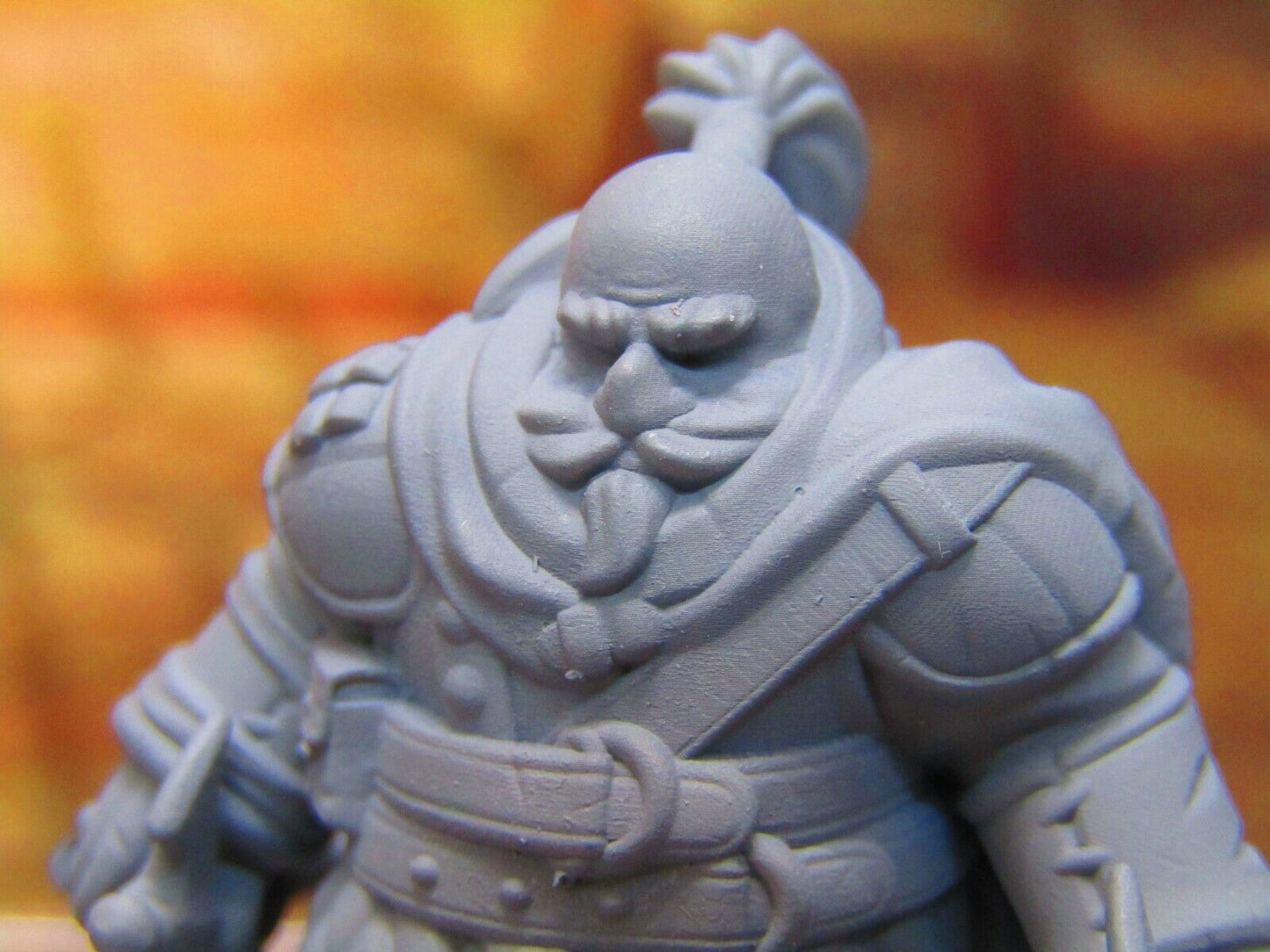 Dwarven Rogue Thief Assassin Mini Miniature Dwarf 3D Printed Model 28/32mm Scale
