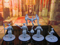 
              5pc Devout Masked Demonic Cultist Set Mini Miniature Model Character Figure
            