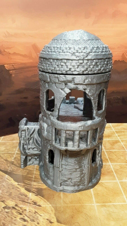 2 Floor Arabian Desert Domed Roof House Scatter Terrain Tabletop Scenery