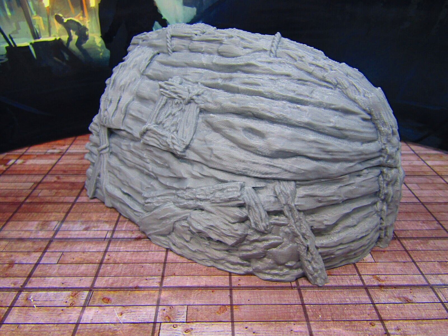 Boat Hull Building House Docks / Seaside Shack Scenery Scatter Terrain Props