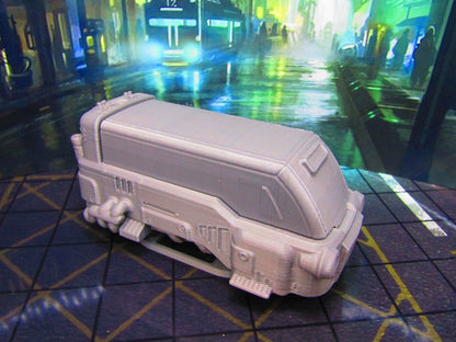 Hover Bus Vehicle Transportation Terrain Scenery Miniature