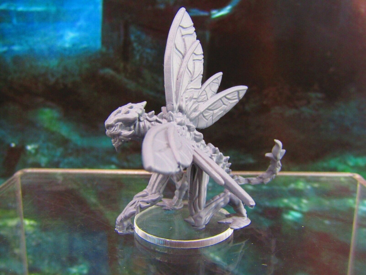 Bone Demon Monster Pose B Mini Miniature Figure 3D Printed Model 28/32mm Scale