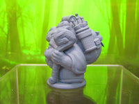 
              Dwarven Travelling Merchant Trader Mini Miniature Dwarf 3D Printed Model 28/32mm
            