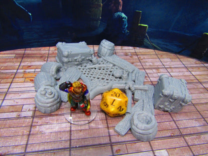 Shipwreck Debris for Docks Coast Seashore Scenery Scatter Terrain Props 3D Print