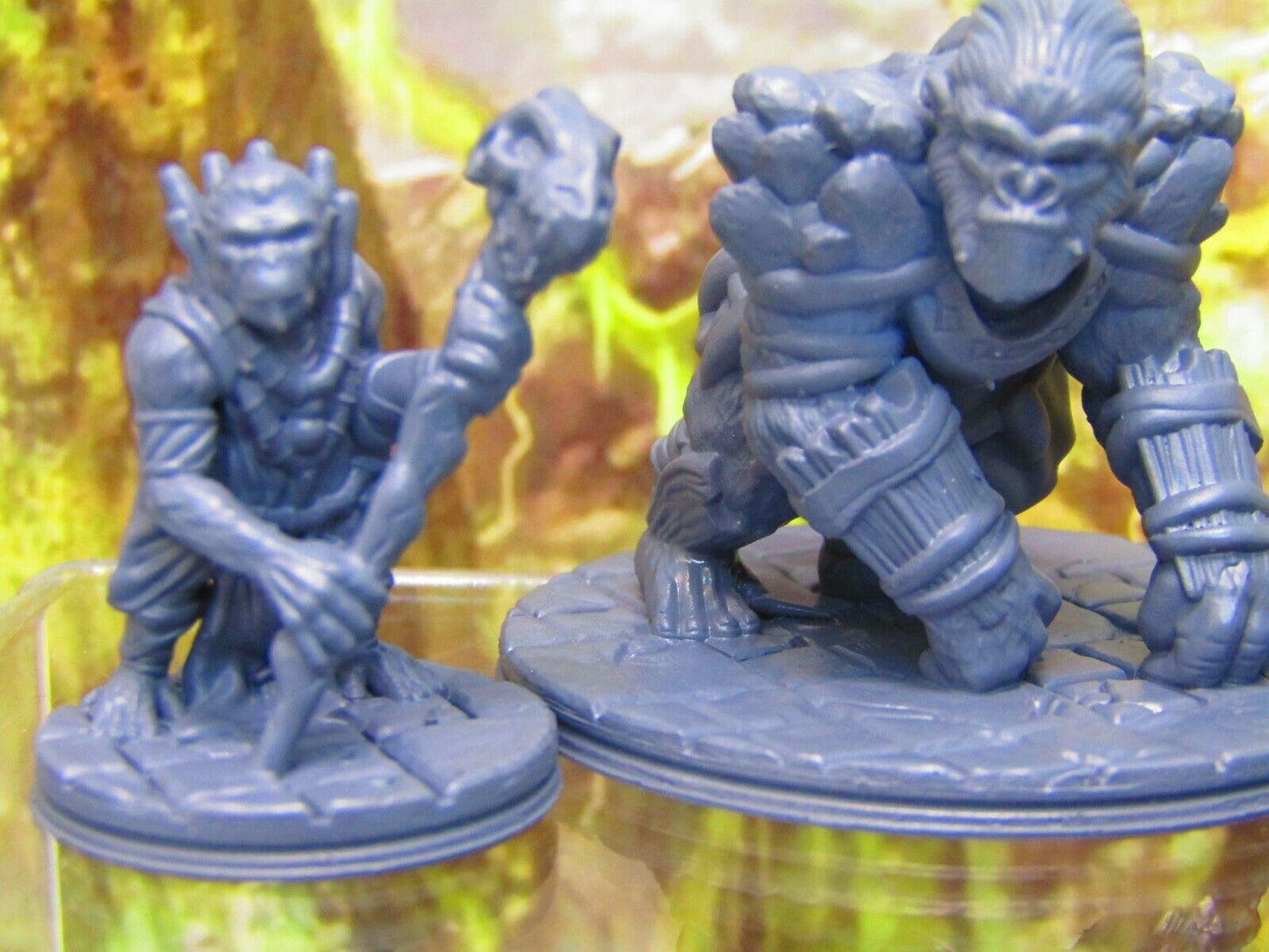 3pc Primate War Tribe Party Mini Miniature Figure 3D Printed Model 28/32mm Scale