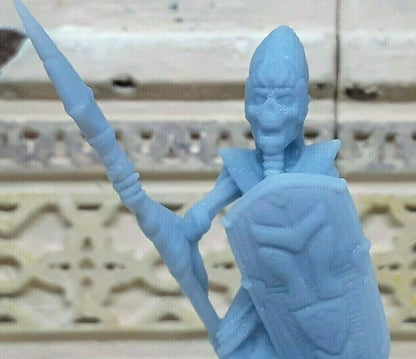 Egyptian Mummy Spearmam Zombi Mini Miniature 28/32mm Figure D&D 3D Printed Resin