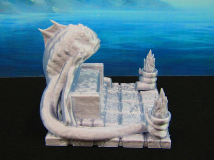 Kraken Cthulhu Seaside Summoning Shrine Scatter Terrain Scenery 3D Printed