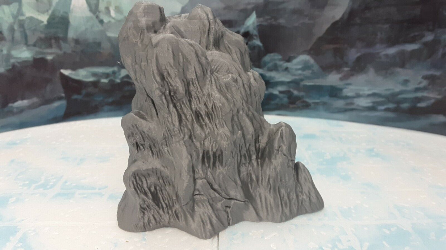 Snowy Mountain Icy Archway Scatter Terrain Scenery 28mm Dungeons & Dragons