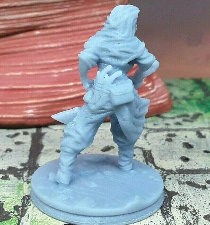 Female Rogue Hero Desert Themed Mini Miniature Figure Tabletop D&D 3D Resin