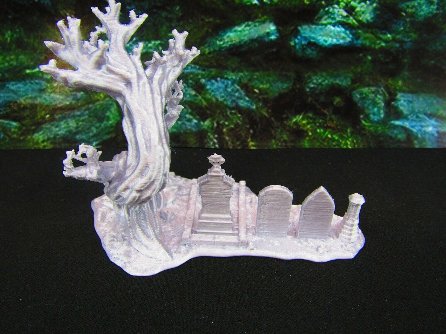 Family Burial Plots Graveyard / Cemetery Scatter Terrain Scenery Tabletop Gaming