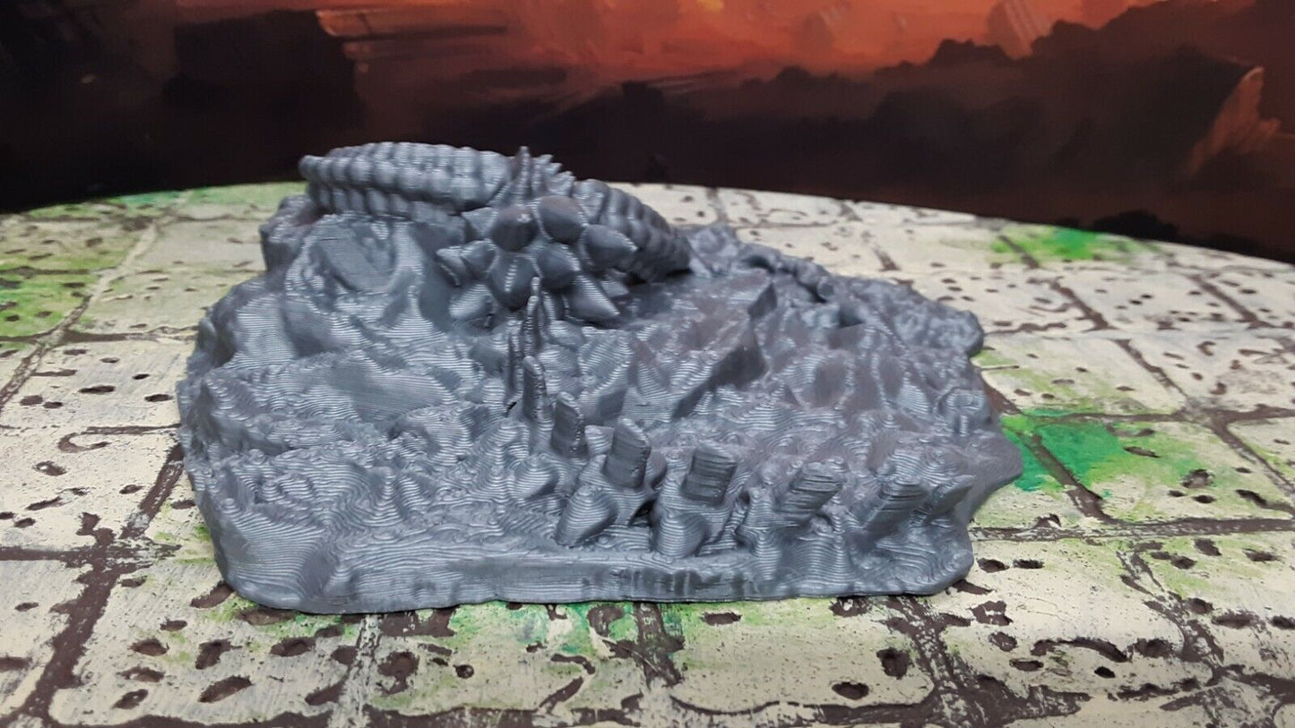 Boneyard Dead Dragon Skeleton 28mm Scale Dungeons & Dragons Scatter Terrain