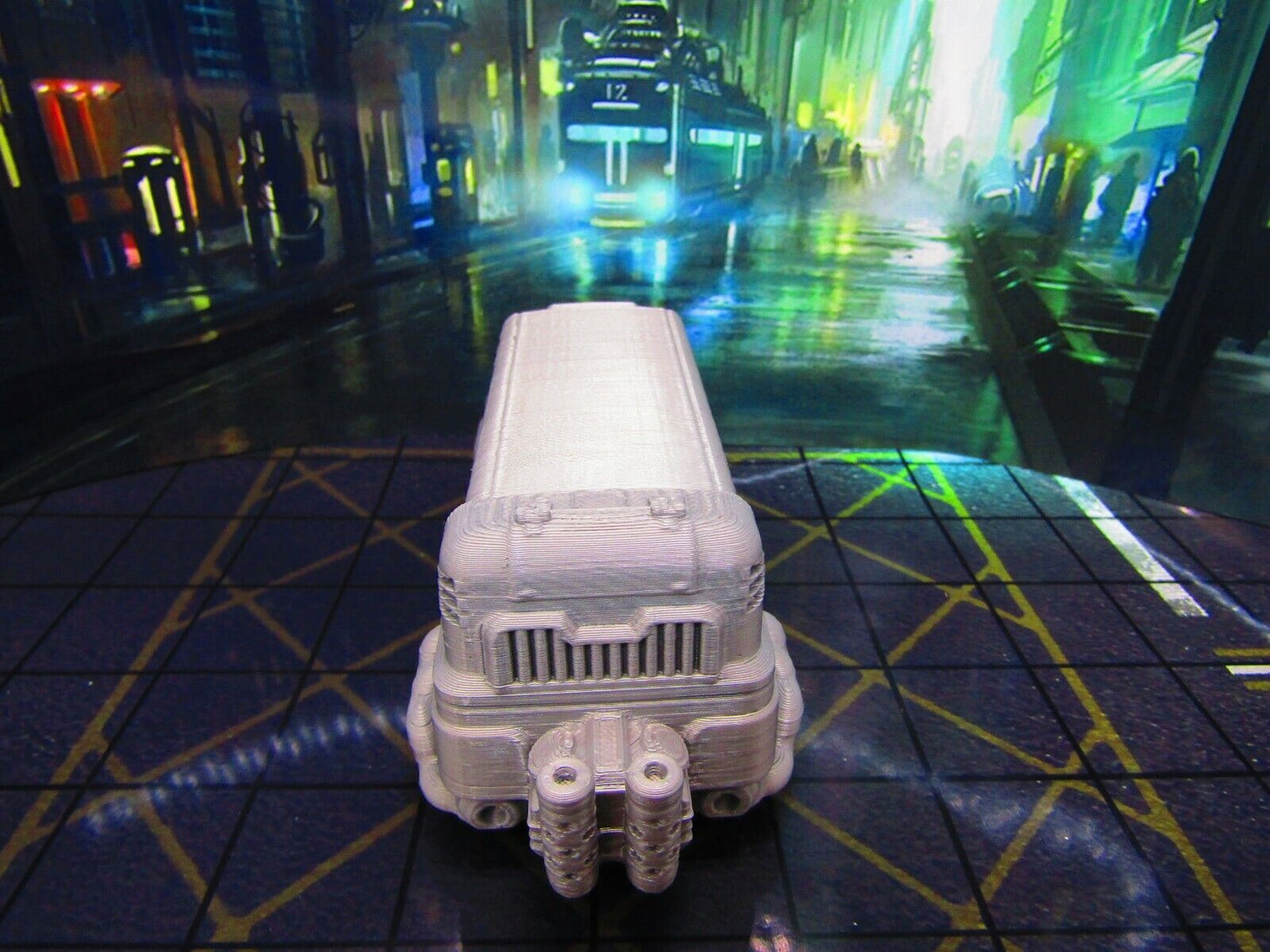 Hover Bus Vehicle Transportation Terrain Scenery Miniature