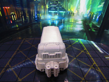 Hover Bus Vehicle Transportation Terrain Scenery Miniature
