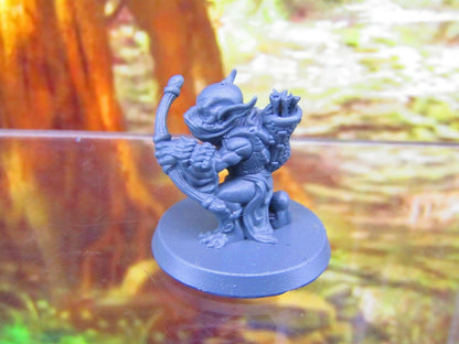 Goblin Archer Bowman Mini Miniatures 3D Printed Resin Model Figure 28/32mm