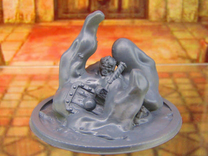 Slime Ooze Monster Mini Miniature Figure 3D Printed Model 28/32mm Scale RPG
